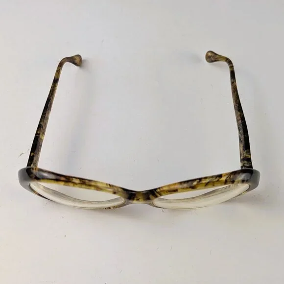 Vintage Women's Resin Swirl Oval Glasses - Picture 2 of 12